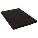 bordplade til badeværelse 40x60x2 cm massivt træ mørkebrun