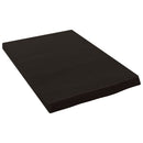 bordplade til badeværelse 40x60x(2-4) cm massivt træ mørkebrun