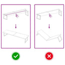 bordplade til badeværelse 220x50x(2-4) cm massivt træ mørkebrun