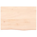 bordplade 60x40x(2-4) cm ubehandlet massivt egetræ