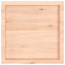 bordplade 60x60x(2-4) cm ubehandlet massivt egetræ