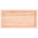 bordplade 80x40x(2-6) cm ubehandlet massivt egetræ
