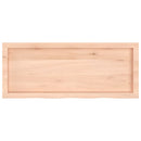 bordplade 100x40x(2-6) cm ubehandlet massivt egetræ