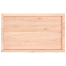 bordplade 100x60x(2-6) cm ubehandlet massivt egetræ