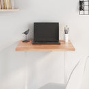 bordplade 60x60x2 cm behandlet massivt eg lysebrun