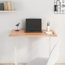 bordplade 80x50x2 cm behandlet massivt eg lysebrun