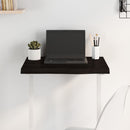 bordplade 60x40x(2-4) cm behandlet massivt egetræ mørkebrun