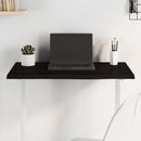 bordplade 80x50x2 cm behandlet massivt egetræ mørkebrun