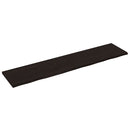 bordplade 220x50x(2-4) cm behandlet massivt egetræ mørkebrun