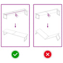 bordplade 220x50x(2-4) cm behandlet massivt egetræ mørkebrun