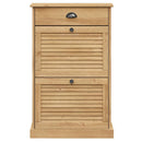 skoskab VIGO 60x35x96 cm massivt fyrretræ