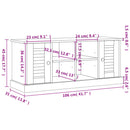 skobænk VIGO 106x35x45 cm massivt fyrretræ