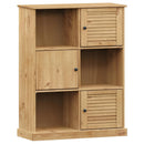 bogreol VIGO 90x35x114,5 cm massivt fyrretræ