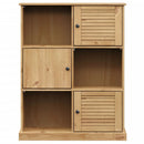 bogreol VIGO 90x35x114,5 cm massivt fyrretræ