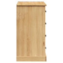 skænk med skuffer VIGO 113x40x75 cm massivt fyrretræ