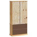 bogreol VIGO 85x35x170 cm massivt fyrretræ