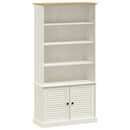 bogreol VIGO 85x35x170 cm massivt fyrretræ hvid