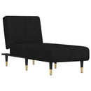 chaiselong velour sort