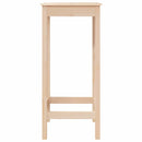 barbord 50x50x110 cm massivt fyrretræ