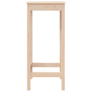 barbord 50x50x110 cm massivt fyrretræ