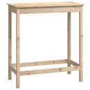 barbord 100x50x110 cm massivt fyrretræ