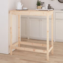 barbord 100x50x110 cm massivt fyrretræ