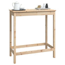 barbord 100x50x110 cm massivt fyrretræ