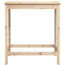 barbord 100x50x110 cm massivt fyrretræ