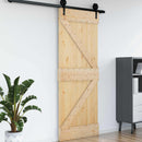 Dør NARVIK Naturfarvet 95 x 210 cm Massivt Fyrretræ