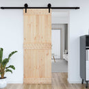 Dør NARVIK Naturfarvet 85 x 210 cm Massivt Fyrretræ