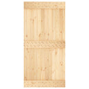 Dør NARVIK Naturfarvet 100 x 210 cm Massivt Fyrretræ