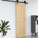 Dør NARVIK Naturfarvet 80 x 210 cm Massivt Fyrretræ