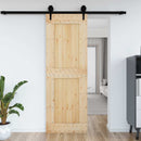 Dør NARVIK Naturfarvet 80 x 210 cm Massivt Fyrretræ