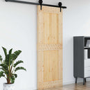Dør NARVIK Naturfarvet 85 x 210 cm Massivt Fyrretræ