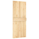 Dør NARVIK Naturfarvet 85 x 210 cm Massivt Fyrretræ