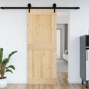 Dør NARVIK Naturfarvet 90 x 210 cm Massivt Fyrretræ