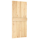 Dør NARVIK Naturfarvet 95 x 210 cm Massivt Fyrretræ