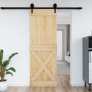 Dør NARVIK Naturfarvet 80 x 210 cm Massivt Fyrretræ