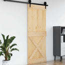 Dør NARVIK Naturfarvet 90 x 210 cm Massivt Fyrretræ