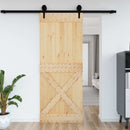 Dør NARVIK Naturfarvet 90 x 210 cm Massivt Fyrretræ