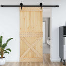 Dør NARVIK Naturfarvet 95 x 210 cm Massivt Fyrretræ
