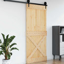 Dør NARVIK Naturfarvet 100 x 210 cm Massivt Fyrretræ