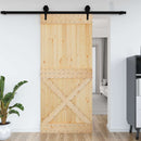 Dør NARVIK Naturfarvet 100 x 210 cm Massivt Fyrretræ