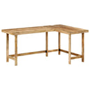 skrivebord 165x110x75 cm massivt mangotræ