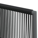 havestole med hynder 4 stk. 54x60,5x83,5 cm polyrattan sort
