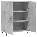 skænk 69,5x34x90 cm konstrueret træ betongrå