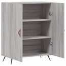 skænk 69,5x34x90 cm konstrueret træ grå sonoma-eg