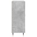 skænk 69,5x34x90 cm konstrueret træ betongrå