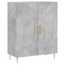 skænk 69,5x34x90 cm konstrueret træ betongrå