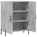 skænk 69,5x34x90 cm konstrueret træ betongrå